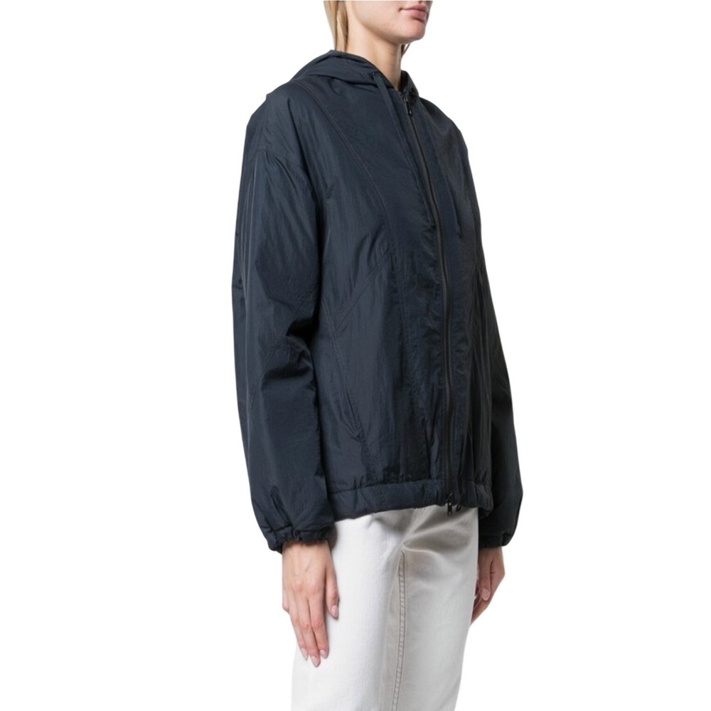 Vince Hematite Lightweight Nylon Hooded Jacket‎ Women's Medium Windbreaker Coat